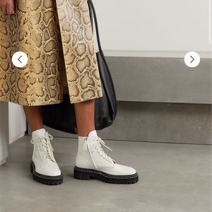 Proenza Schouler Combat Boots Lug Sole Boots 41